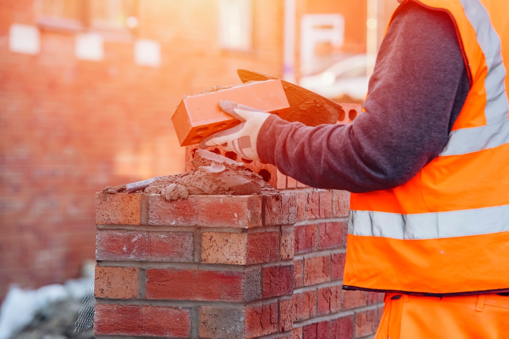 Brick wall build
